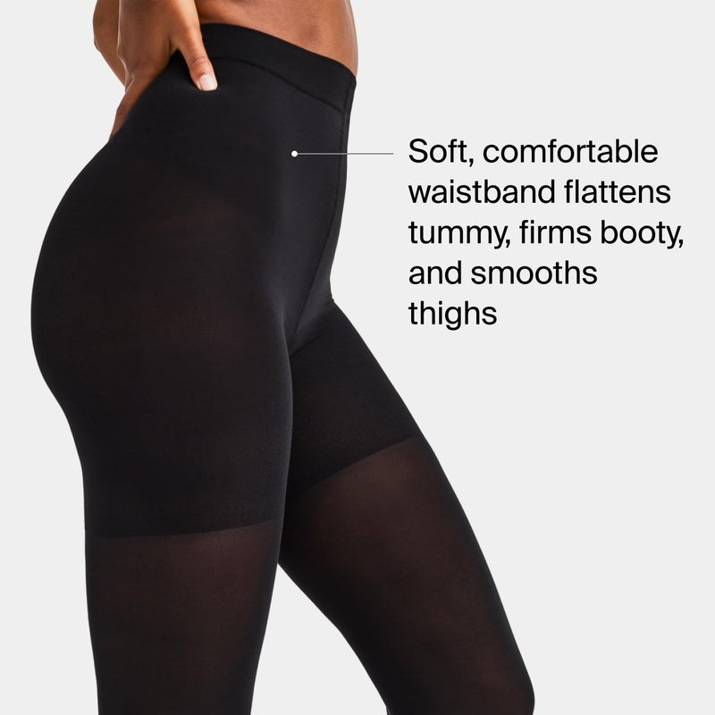 SPANX SPANXshape Shaping Mid-Thigh Tight-End Tights â€“ Level 3 Shaping â€“ Core Control Shapewear â€“ Comfortable Shaper Design - Very Black - Size C - Image 3